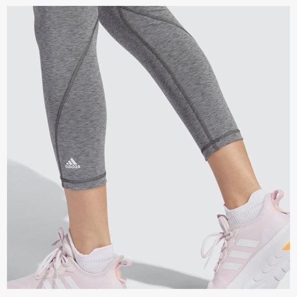 ADIDAS TIGHT FIT HIGH RISE YOGA TRAINING ATHLETIC 7/8 LEGGINGS PANTS SIZE 1X - Picture 5 of 8